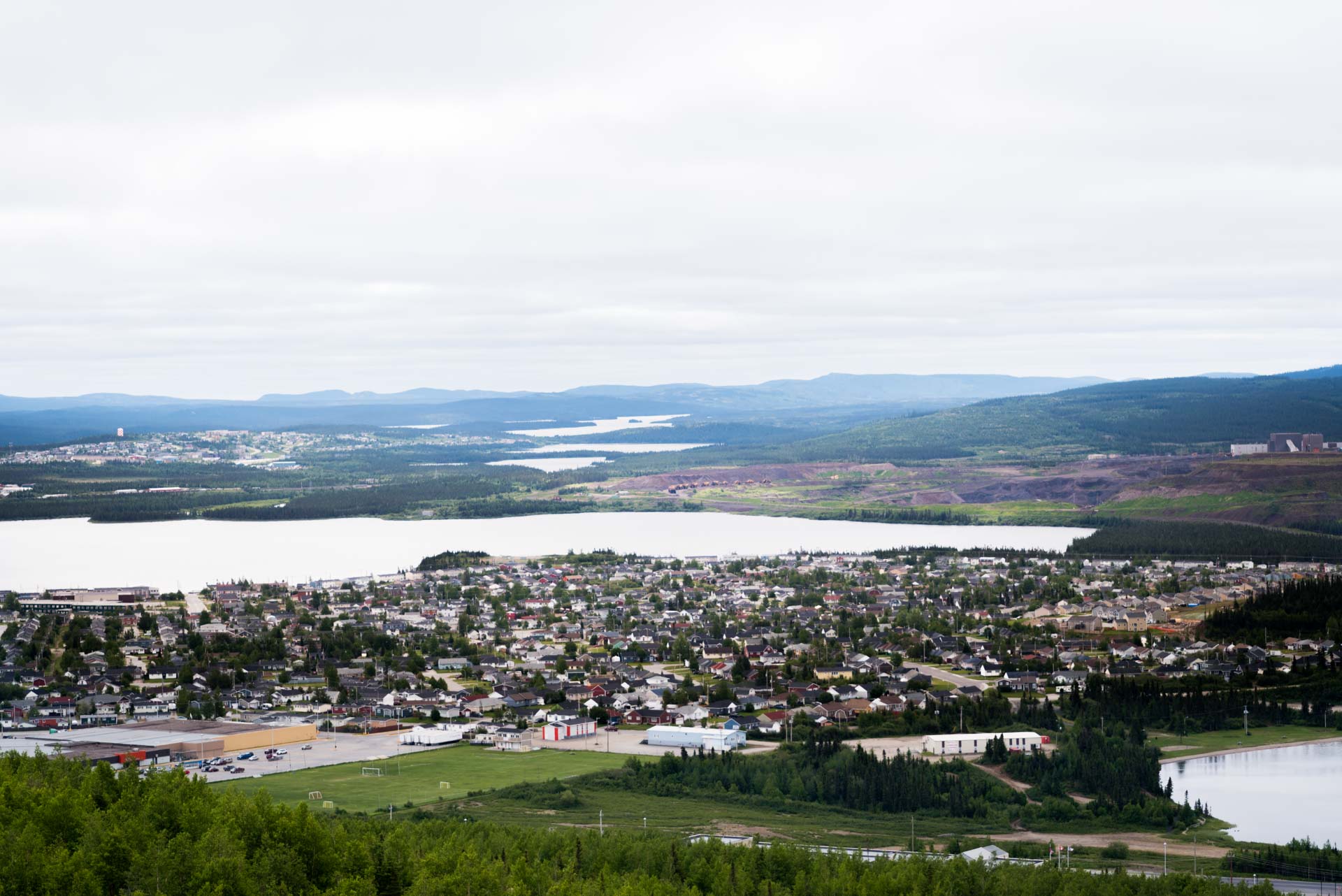 Regional Map Labrador West Labrador City Wabush